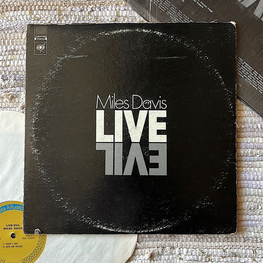 Miles Davis - “Live-Evil” Vinyl LP (Promo/Treasury Release)